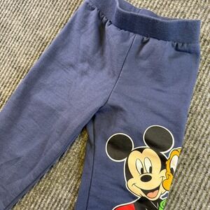 Disney Mickey Mouse Pluto Jogger Pants Toddler 3T Blue Cotton Blend